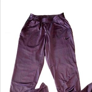 Nike Deep Purple Joggers Dri-Fit XS